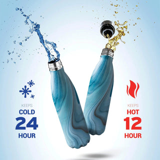 Triple-Insulated Stainless Steel Water Bottle - 2 Pack