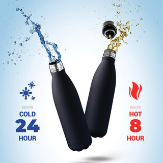 Triple-Insulated Stainless Steel Water Bottle - 2 Pack