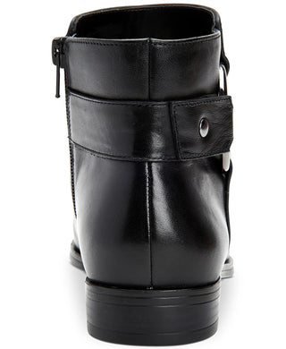 Alfani Women's Avvia Leather Closed Toe Ankle Fashion Boots Black Size 5 M