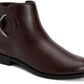 Alfani Women's Step 'N Flex Avvia Leather Booties  Wine Size 6 M