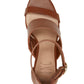 INC International Concepts Women's Gavi Strappy Cone Heel Dress Sandals Brown Size 7 M