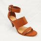 INC International Concepts Women's Gavi Strappy Cone Heel Dress Sandals Brown Size 7 M