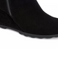 Alfani Women's Step 'N Flex Oreena Faux-Fur-Cuff Wedge Booties Black Size 10 M
