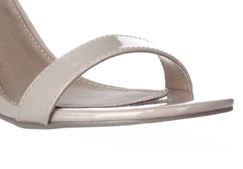 Material Girl Women's Blaire Two-Piece Dress Sandals  Gray Size 11 M