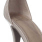 Material Girl Women's Blaire Two-Piece Dress Sandals  Gray Size 11 M