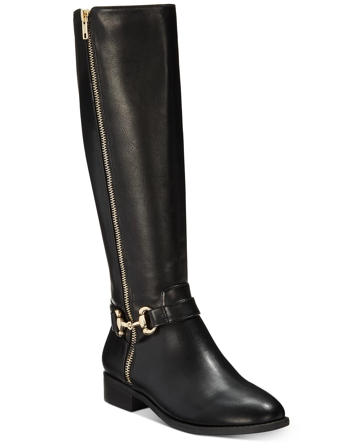 Thalia Sodi Women's Vigi Riding Boots Shoes Black Size 6 M