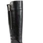 Material Girl Women's Winnnie Strap Riding Boots Black 6.5 M