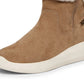 Anne Klein Women's Frizby Ankle Bootie Beige Size 8.5 M