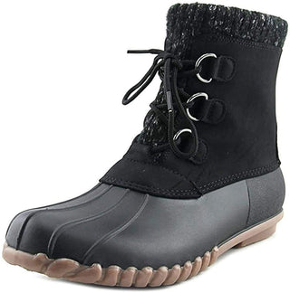 Baretraps Women's Fabulous Water Resistant Duck Boot Shoes Black Size 7 M