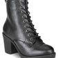 Zigi Soho Women's Kourtlan Lace-Up Booties Black Size 9 M