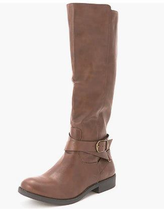 Style & Co Women's Madixe Riding Boots Shoes Brown Size 5.5 M