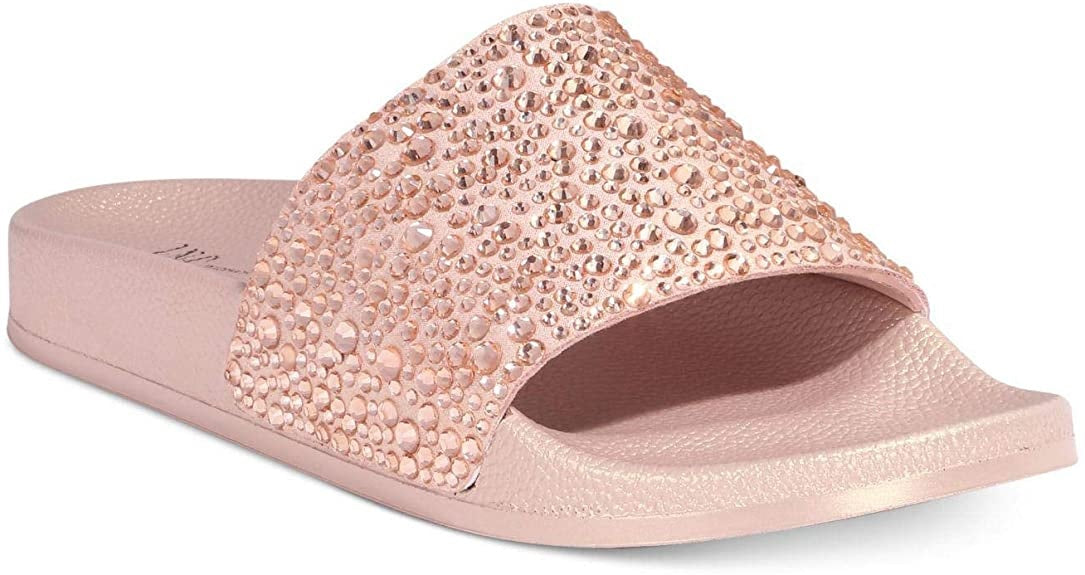 INC International Concepts Women's Peymin2 Open Toe Casual Slide Sandals Pink Size 5 M
