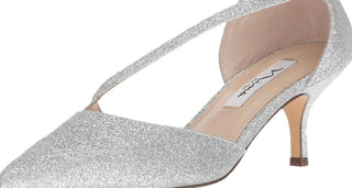 Nina Women's Tirisa Asymmetrical Strap Pump Gray Size 7 M