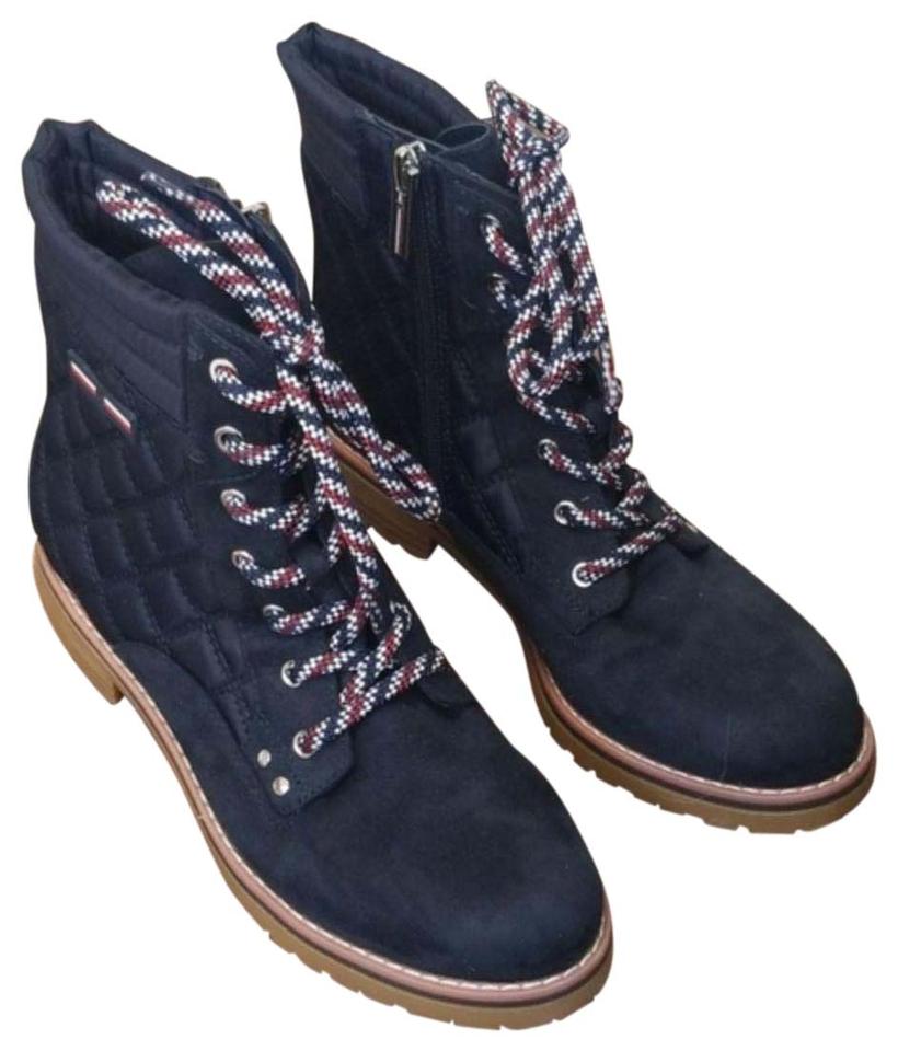 Tommy Hilfiger Women's Onella Booties Dark Blue Size 6 M