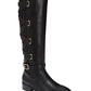 Thalia Sodi Women's Veronika Wide Calf Riding Boots Black Size 7 M