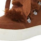 Steve Madden Women's Wharton Faux Fur Bootie Orange Size 6 M