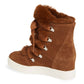 Steve Madden Women's Wharton Faux Fur Bootie Orange Size 6.5 M