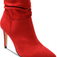 Xoxo Women's Taniah Pointed Toe Ankle Boots Red Size 8
