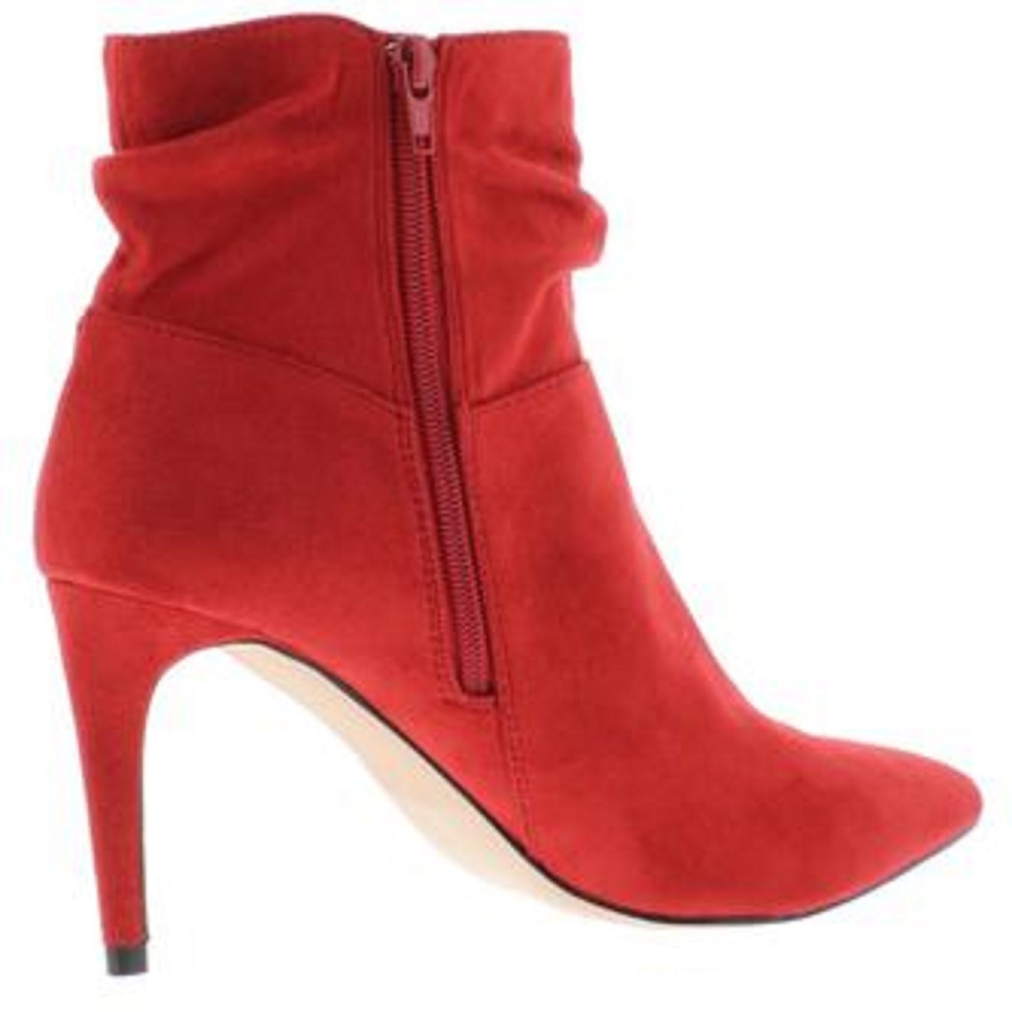 Xoxo Women's Taniah Pointed Toe Ankle Boots Red Size 8