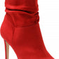 Xoxo Women's Taniah Pointed Toe Ankle Boots Red Size 8