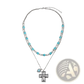 Turquoise Heart and Sunburst Silver Jewelry Set