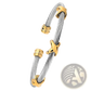 Twisted Cable Knot Adjustable Titanium Steel Bracelet