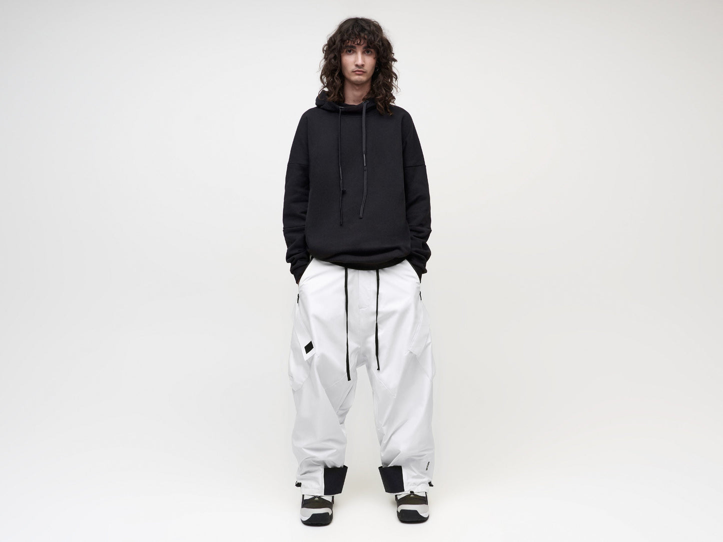 3L Shell Cargo Pant - White