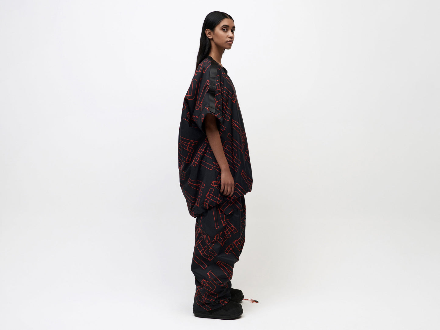 Pipe Cargo Pant - Black