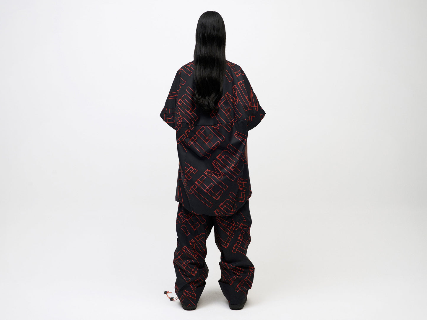 Pipe Cargo Pant - Black