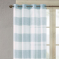 Urban Habitat Yarn Dyed Woven Sheer Window Curtain Pane 50X95-Blue