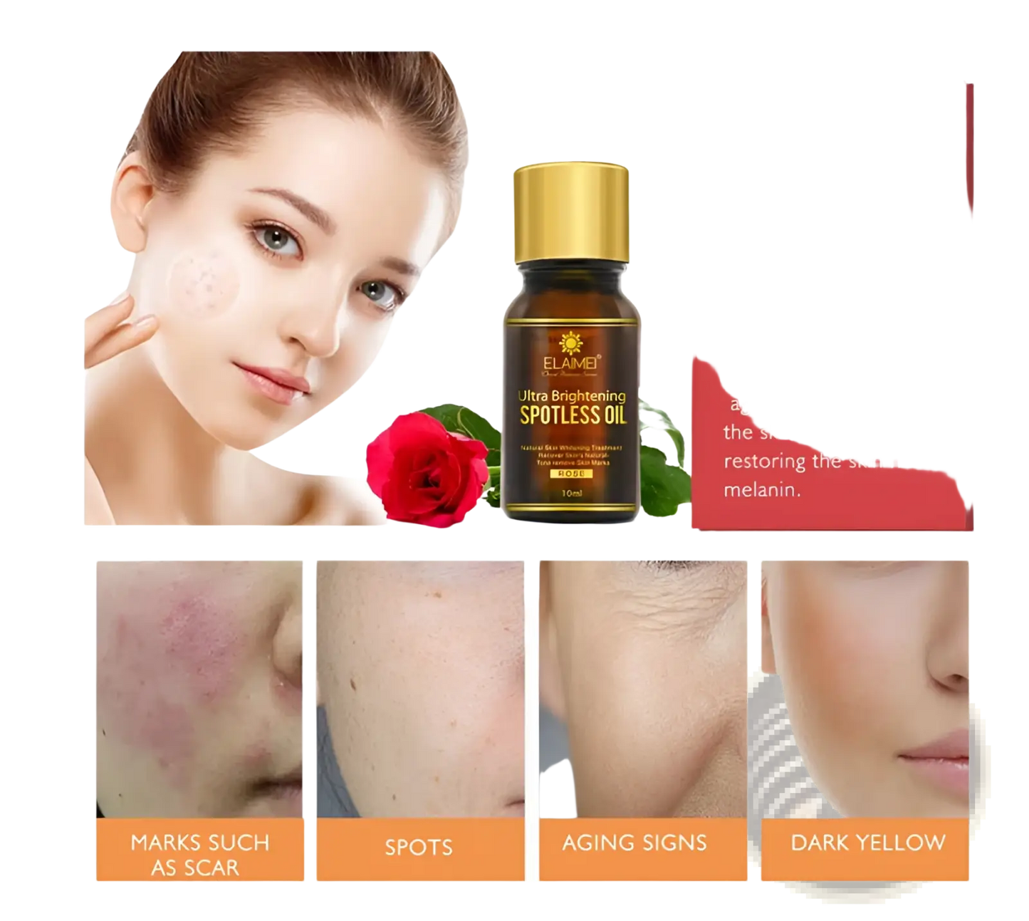 Ultra Brightening Spotless Oil 10ml for Dark Spots