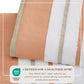 Decorative Cotton Stripe Bath Towel Set - Noelle Collection