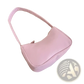 Underarm Shoulder Bag Faux Leather Rectangular Purse