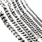 Unisex 18k Gold Plated Stainless Steel Cuban Link Necklace