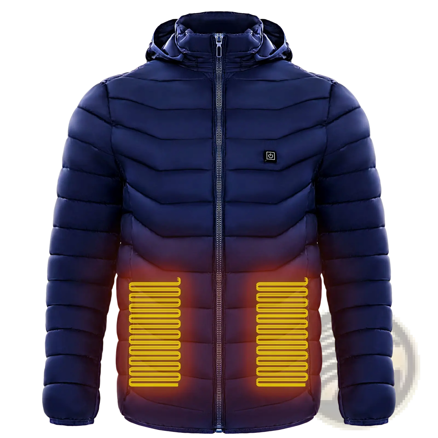 Unisex 9 Zone Electric Heated Hooded Puffer Jacket