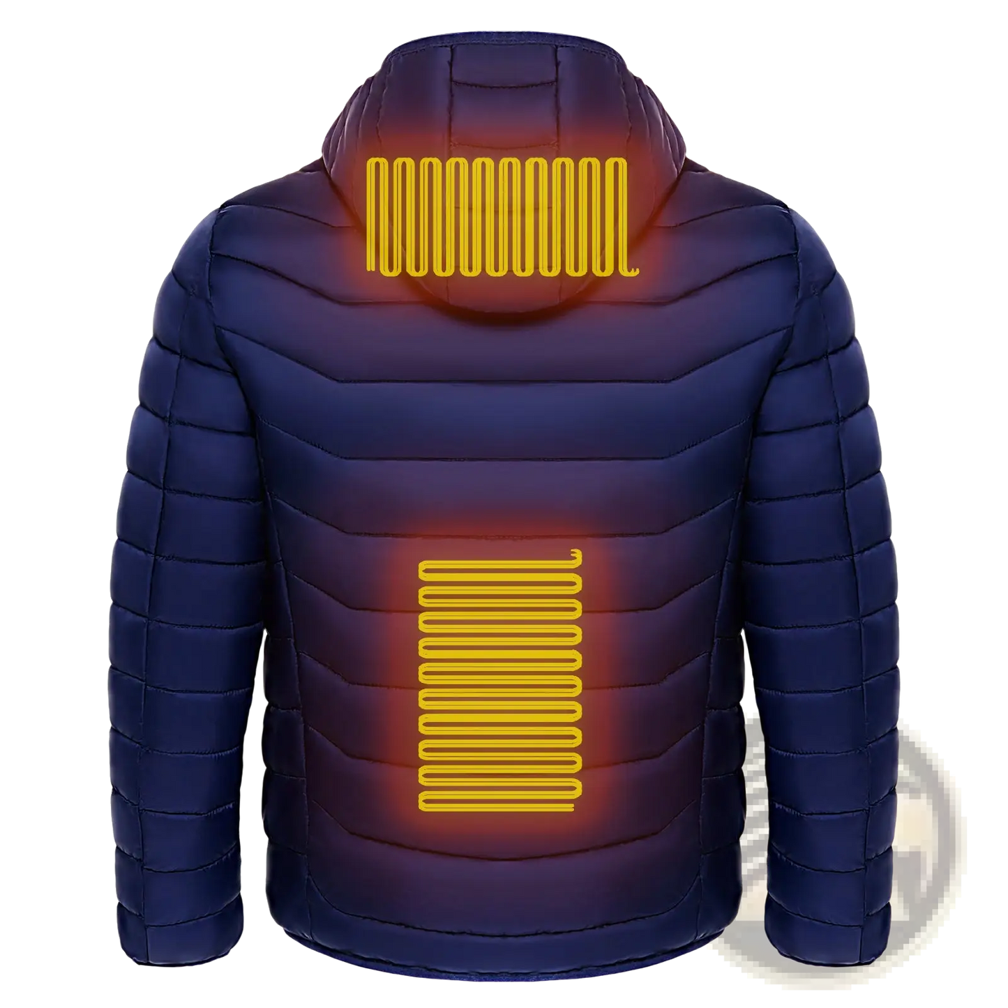 Unisex 9 Zone Electric Heated Hooded Puffer Jacket