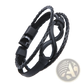 Unisex Braided Leather Infinity and Nautical Charm Bracelet