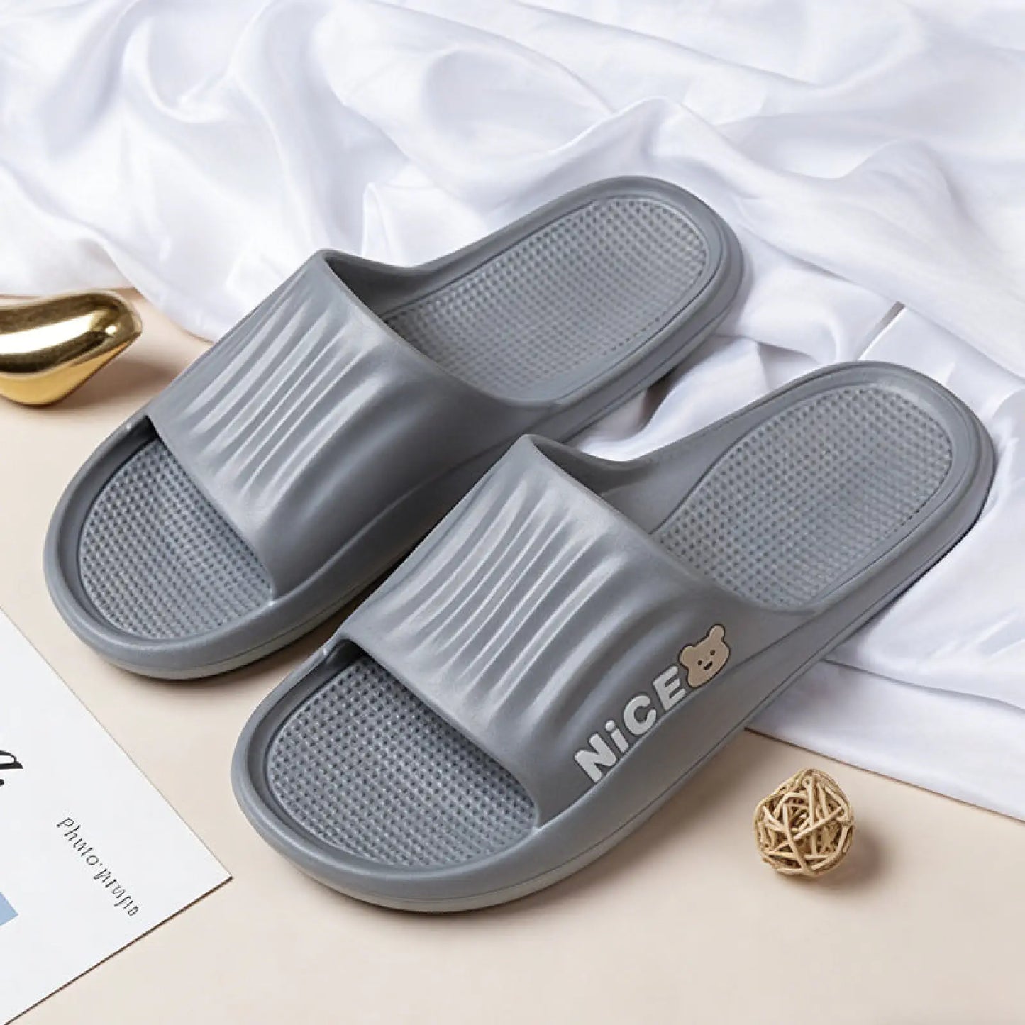 Unisex Lightweight Anti Slip Eva Shower Slides