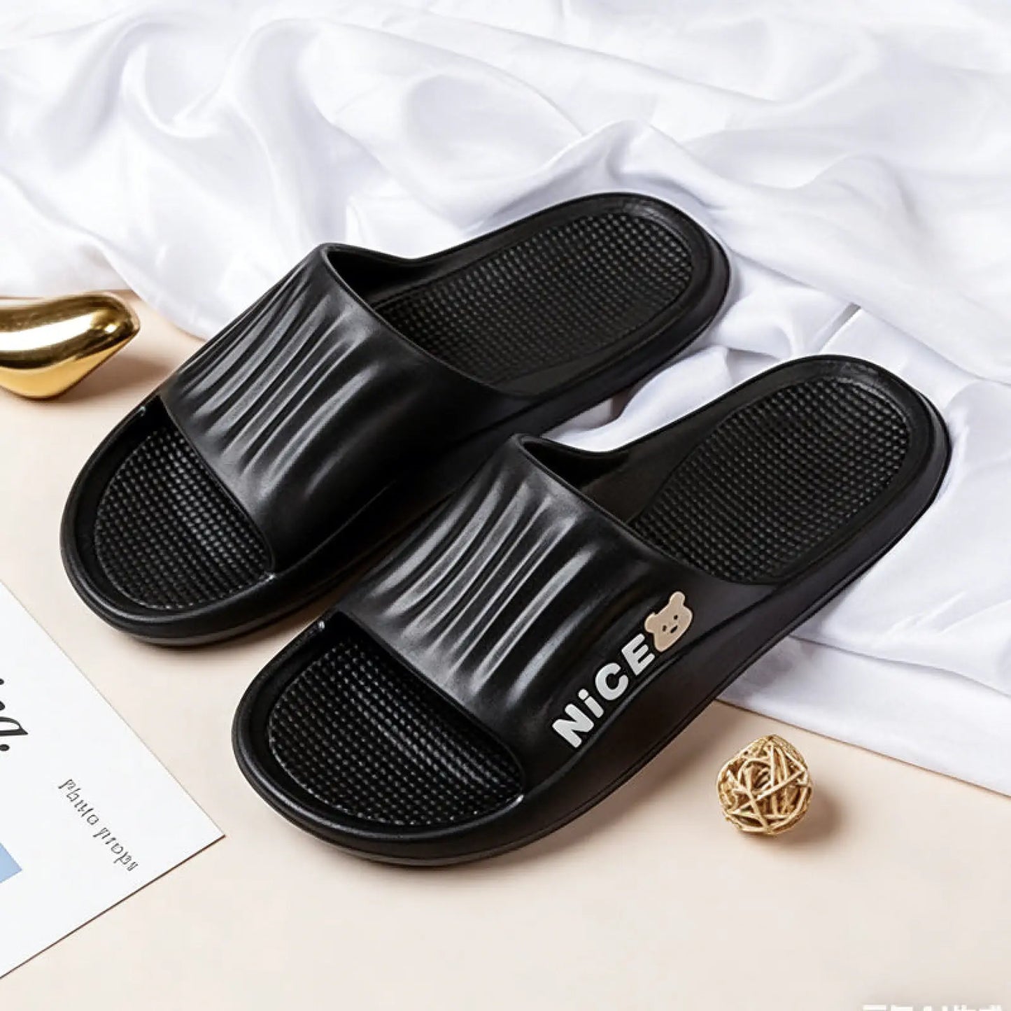 Unisex Lightweight Anti Slip Eva Shower Slides