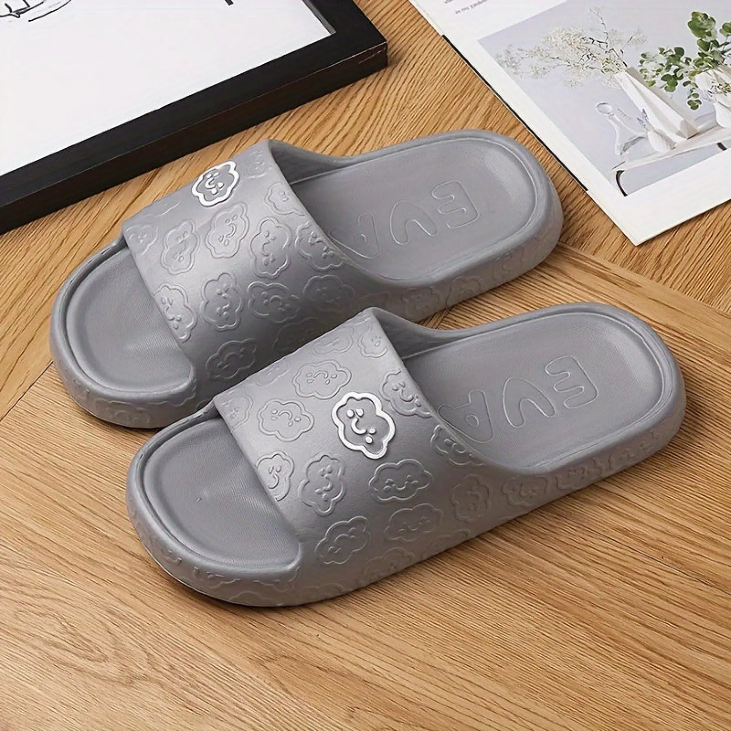 Unisex Non Slip Eva Cloud Slides for Indoor and Outdoor