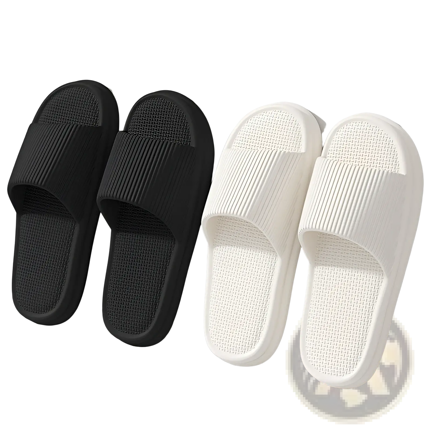 Unisex Ribbed Anti Slip Eva House Slippers