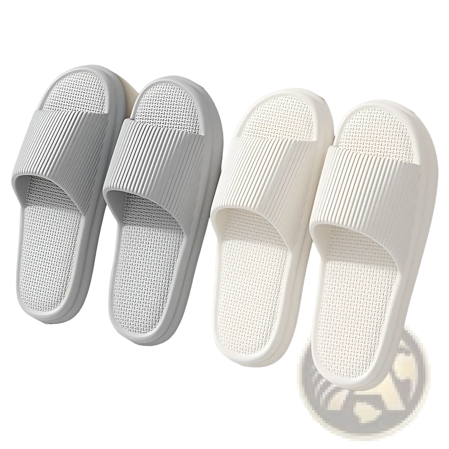 Unisex Ribbed Anti Slip Eva House Slippers