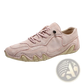 Unisex Suede Casual Sneakers with Wavy Rubber Soles
