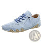 Unisex Suede Casual Sneakers with Wavy Rubber Soles