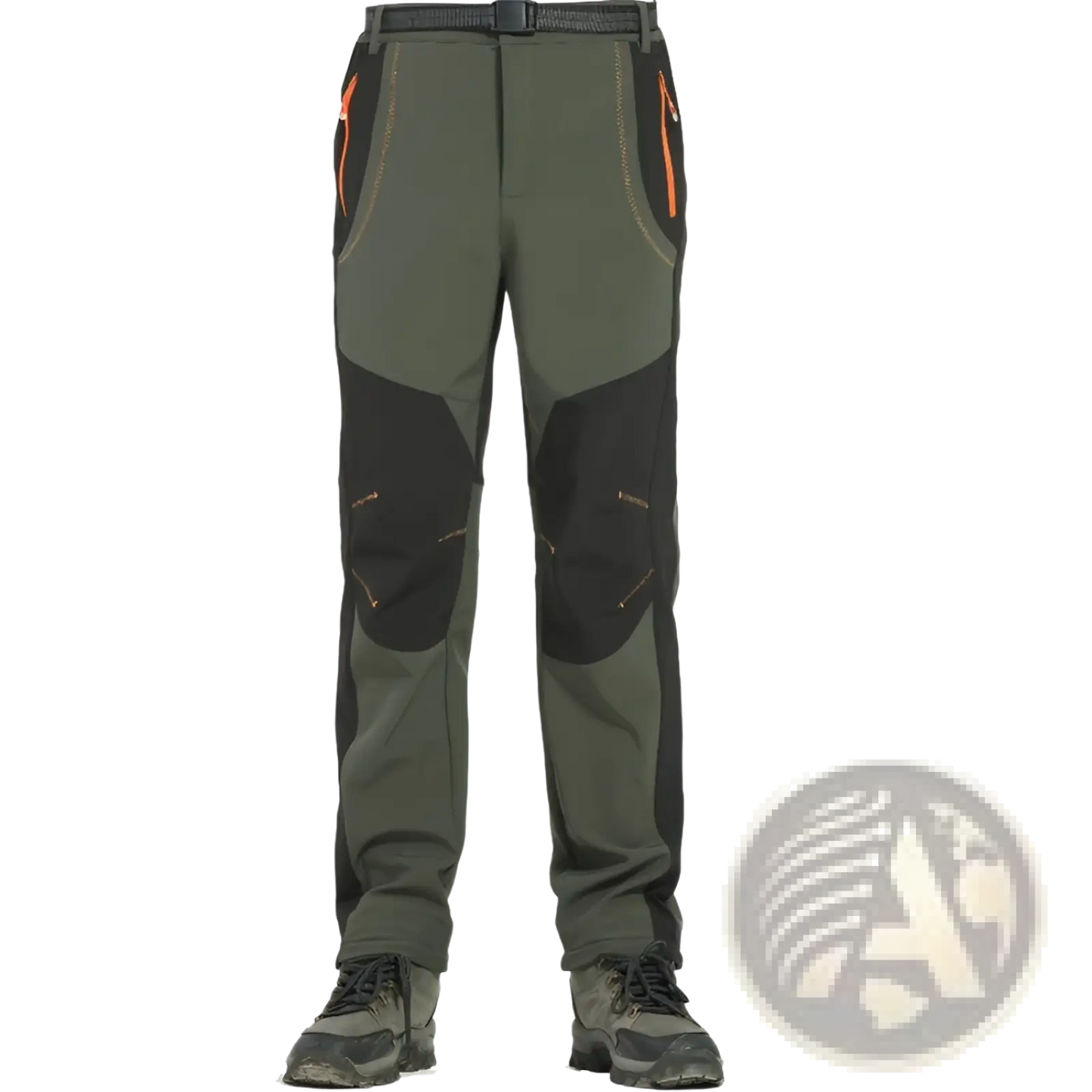 Unisex Tactical Outdoor Hiking Pants with Accent Zippers