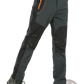 Unisex Tactical Outdoor Hiking Pants with Accent Zippers
