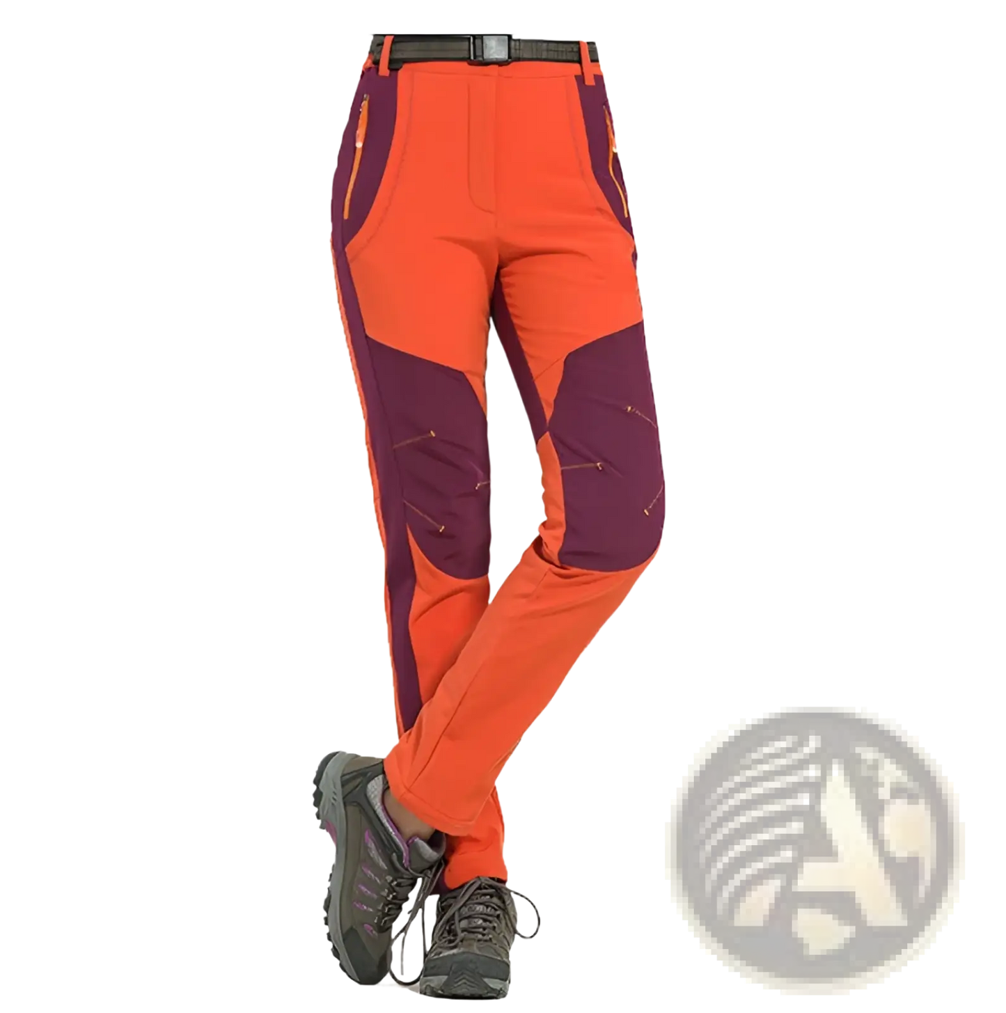 Unisex Tactical Outdoor Hiking Pants with Accent Zippers