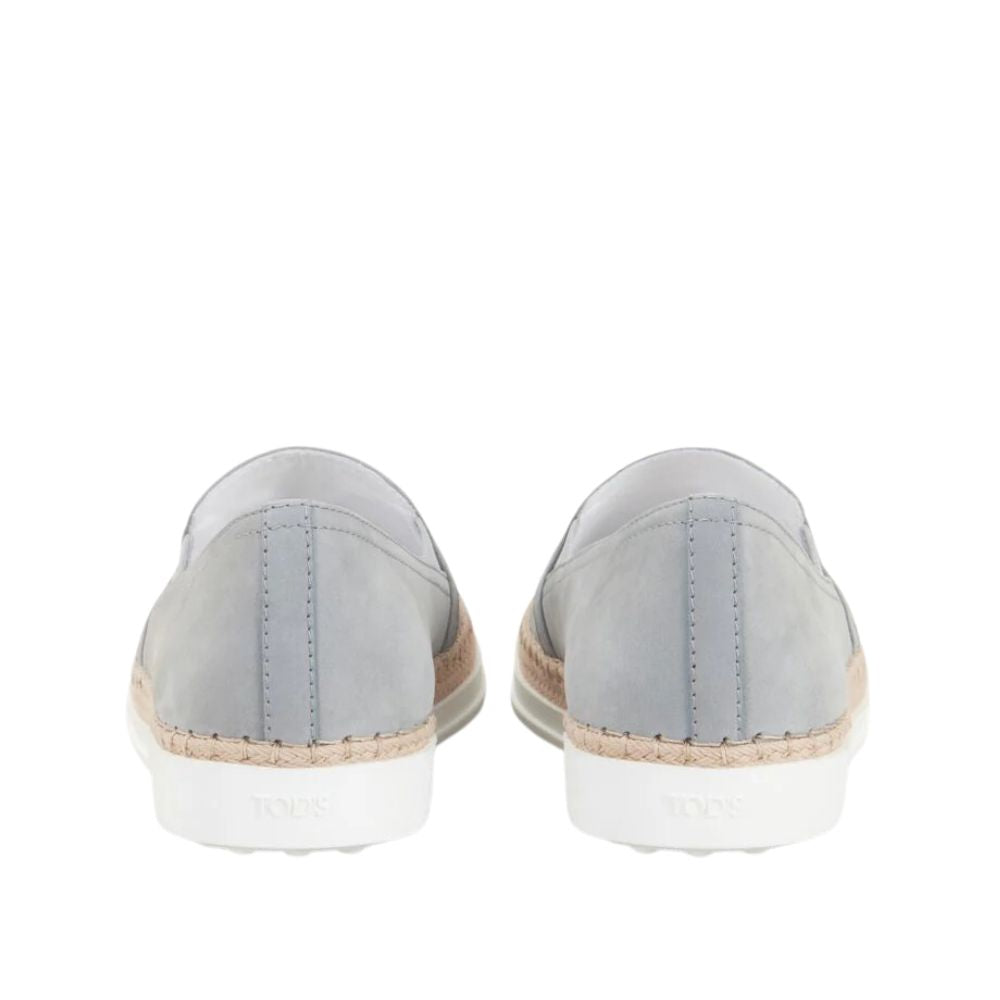 Tod's Men's Slip-Ons Sneakers Grey Size 39.5 EU