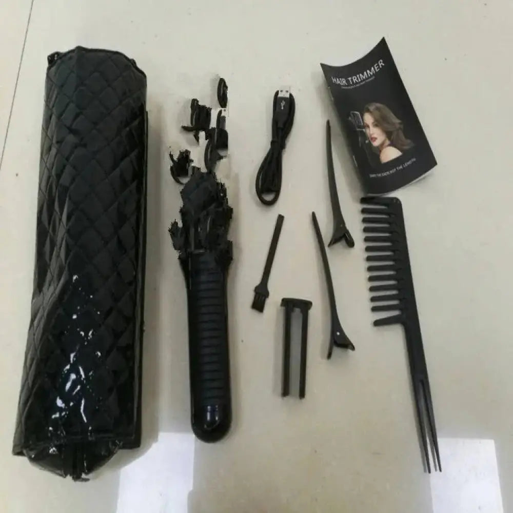 Professional Cordless Hair Clipper with Quilted Travel Case