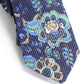 Bar III Men's Turner Floral Skinny Neck Tie Navy One SIze